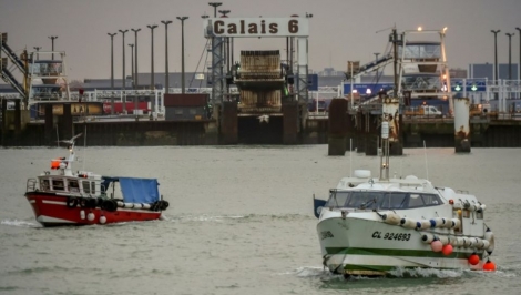 Le port de Calais en janvier 2018