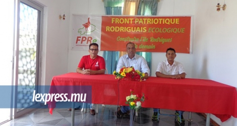 Johnson Roussety et le Front patriotique écologique rodriguais ont organisé une conférence de presse, ce lundi 18 février, à Port-Mathurin.