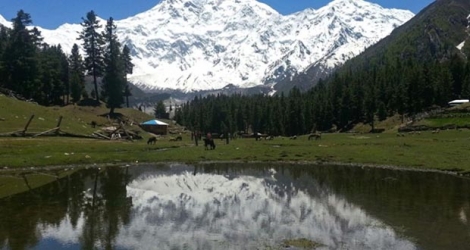 Le Nanga Parbat dans l'Himalaya, neuvième plus haut sommet du monde 