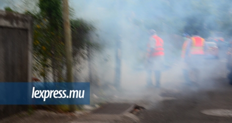 Le ministère de la santé fait des exercices de fumigation sur une base régulière, surtout à Vallée-des-Prêtres. 