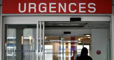 L'entrée des urgences d'un hôpital parisien le 11 janvier 2017.