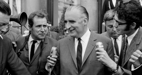Georges Pompidou, alors Premier ministre, à Paris le 31 mai 1968.