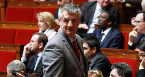 Le député non-inscrit des Pyrénées-Atlantiques Jean Lassalle, le 5 mars 2019 à l'Assemblée nationale à Paris.
