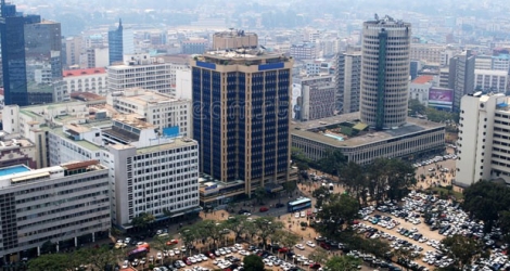 Le centre financier de Nairobie. Uhuru Kenyatta estime que les hommes d’affaires mauriciens devraient cibler les secteurs où le Kenya jouit déjà d’un avantage comparatif.