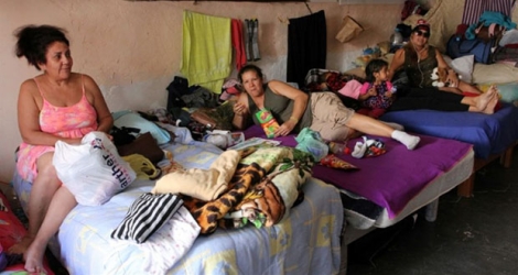 Des Cubains attendent d'avoir l'autorisation d'entrer aux Etats-Unis dans la ville de Ciudad Juarez, le 23 avril 2019.