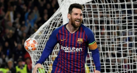 Lionel Messi, capitaine star du FC Barcelone, lors de la demi-finale aller contre Liverpool, le 1er mai 2019 à Barcelone.