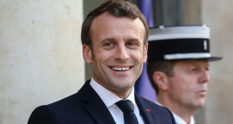 Emmanuel Macron à l'Elysée à Paris le 20 mai 2019.