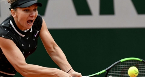 La Roumaine Simona Halep se qualifie pour le 2e tour de Roland-Garros le 28 mai 2019.