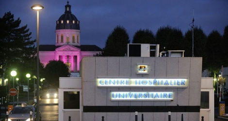Le CHU d'Angers en 2013.