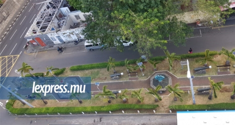 Le coin vert du square Guy Rozemont est, pour l’heure, sous la responsabilité de la mairie de Port-Louis.