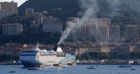 Le ferry Girolata, de la compagnie Méridionale, au départ de Marseille le 19 juin 2019.