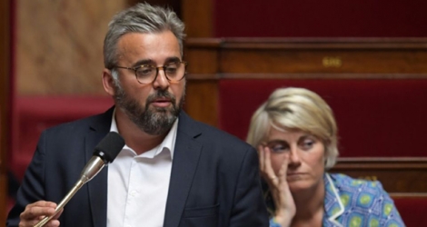 Le député LFI Alexis Corbière s'exprime le 18 juin 2019 à l'Assemblée nationale à Paris.
