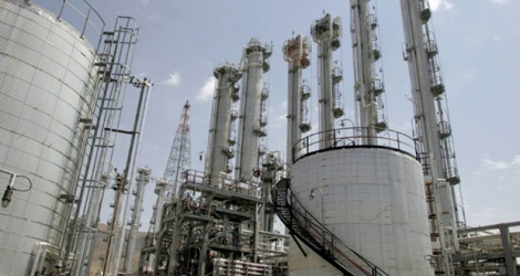 Photo de l'usine de production d'eau lourde d'Arak, dans le centre de l'Iran, prise le 26 août 2006.