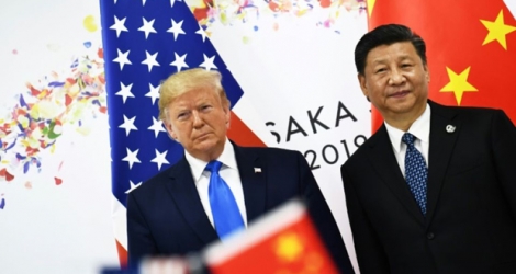 Le président américain Donald Trump et son homologue chinois Xi Jinping au début de leur rencontre en marge du G20.