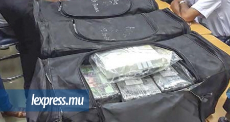 Les 95 kilos de cocaïne étaient dans des sacs de sport noirs, emballés dans de petits sachets portant la mention «Caminante».