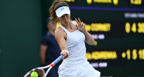 La Française Alizé Cornet lors de Wimbledon, le 1er juillet 2019.