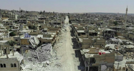 L'explosion d'une voiture piégée dans une ville contrôlée par les forces kurdes, dans le nord-est de la Syrie.