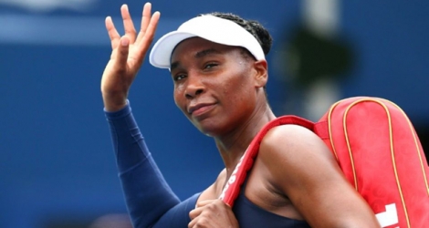 L'Américaine Venus Williams, battue au 1er tour au tournoi WTA de Toronto, le 6 août 2019.