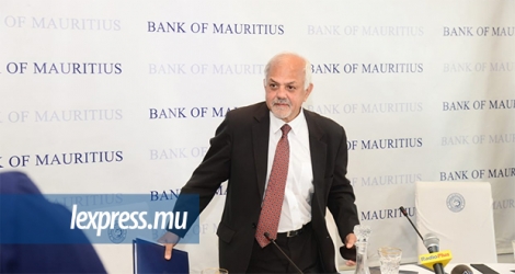 Le gouverneur de la Banque de Maurice, Yandraduth Googoolye s’apprête à annoncer le nouveau taux directeur, ce vendredi 9 août.