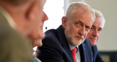 Le leader du parti travailliste Jeremy Corbyn le 27 août 2019 à Londres, au Royaume-Uni.