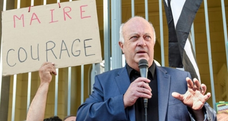 Daniel Cueff, le maire de Langouët, commune bretonne, qui a pris un arrêté anti-pesticide en mai 2019.