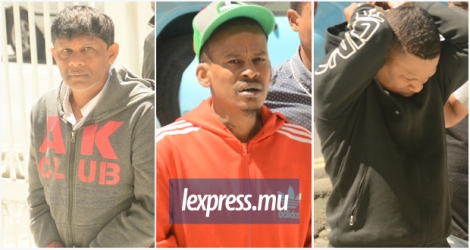 Thakoordauth Shamloll, Lewis Roudy Hurick Ameez et Jeff Leeroy Damien Ameez ont comparu devant la Bail and Remand Court, ce dimanche 1er septembre et ont été reconduits en cellule.