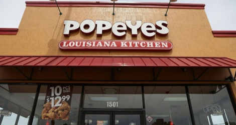 Un restaurant Popeyes le 21 février 2017 à Miami, en Floride.