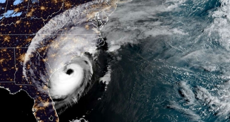 Image satellite de l'ouragan Dorian à 11H20 GMT le 5 septembre 2019.