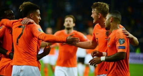 Les Pays-Bas battent l'Allemagne 4-2 à Hambourg lors des qualifications pour l'Euro-2020 le 6 septembre 2019.