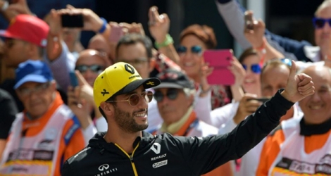 Le pilote australien Daniel Ricciardo a obtenu son meilleur résultats avec Renault, sur l'Autodrome de Monza, le 8 septembre 2019.