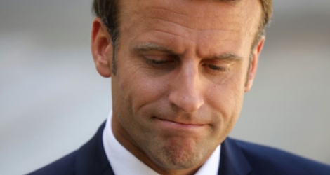 Le président Emmanuel Macron à l'Elysée le 23 juillet 2019.