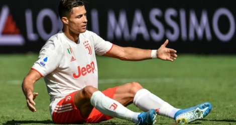 L'attaquant portugais Cristiano Ronaldo lors du match de Serie A de la Juventus Turin, le 14 septembre, au stade Artemio-Franchi de Florence.