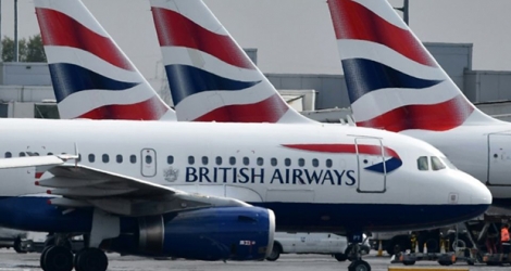 Des avions de la compagnie British Airways sur le tarmac de l'aéroport de Londres, le 3 mai 2019.