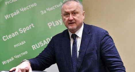Le président de l'Agence russe antidopage (Rusada) Youri Ganus en conférence de presse à Moscou, le 22 janvier 2019.