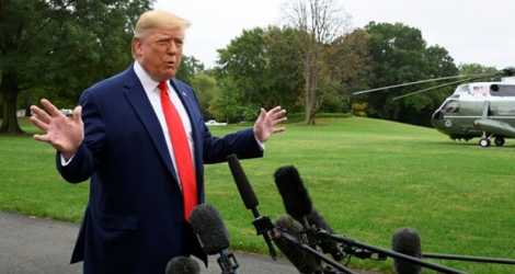 Donald Trump, le 3 octobre 2019 à Washington.