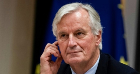 Le négociateur de l'UE pour le Brexit, Michel Barnier, le 16 octobre 2019 à Bruxelles Photo Kenzo TRIBOUILLARD. AFP