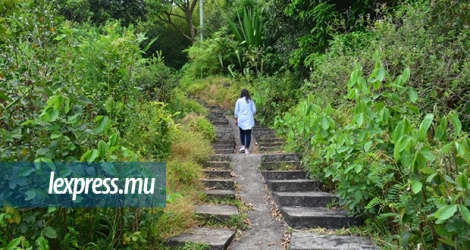 Il suffit d’emprunter les marches nichées au pied de la montagne pour accéder au Viewpoint, à Malenga.