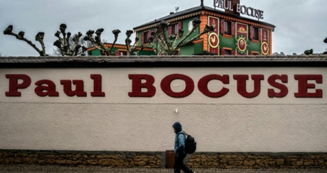 Le restaurant de Paul Bocuse «L'auberge du Pont de Collonges» à Collonges-au-Mont-d'Or, le 20 janvier 2018.