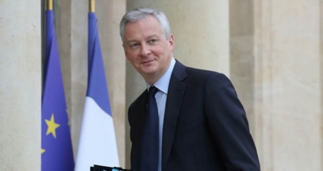 Le ministre de l'Economie Bruno Le Maire, à l'Elysée, le 15 janvier 2020.