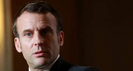 Emmanuel Macron à Chamonix, le 13 février 2020.