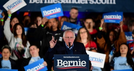 Le candidat démocrate Bernie Sanders, le 21 février 2020 à Las Vegas, dans le Nevada.