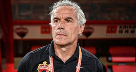 Roberto Donadoni, l'entraîneur italien du club chinois du Shenzhen FC, le 29 octobre 2019 à Shenzhe.