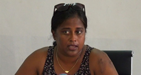 Le Dr Anju Vamben-Remy, directrice de la santé par intérim à Rodrigues a porté plainte lundi 13 avril pour fake news. (crédit : MBC, capture d’écran)