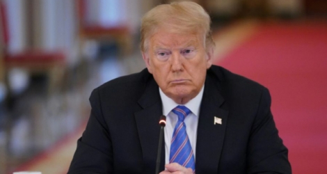 Le président Trump lors d'une réunion à la Maison Blanche, le 26 juin 2020 Photo MANDEL NGAN. AFP