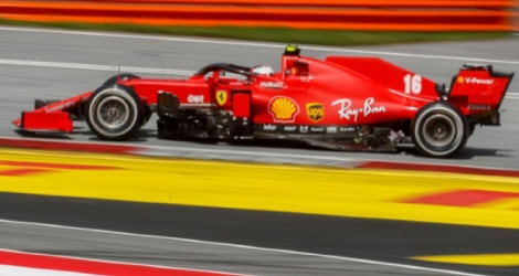 Le Monegasque Charles Leclerc au volant de sa Ferrari le 12 juillet 2020 lors du Grand prix de Styrie au Spielberg en Autriche. Photo Darko Bandic. AFP