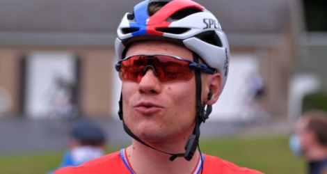 Le cycliste néerlandais Fabio Jakobsen, le 5 juillet à Rotselaar en Belgique Photo LUC CLAESSEN. AFP