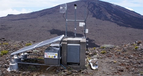L'Observatoire volcanologique du Piton de la Fournaise.