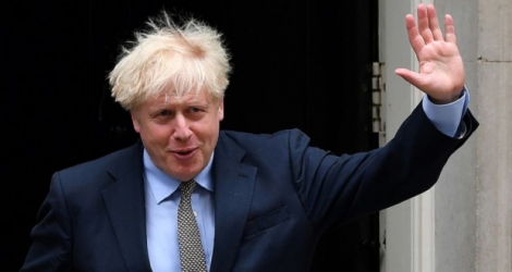 Le Premier ministre britannique Boris Johnson quitte sa résidence londonienne pour aller à la Chambre des Communes, le 9 septembre 2020 Photo Ben STANSALL. AFP