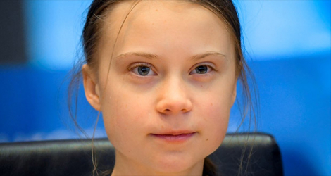 Greta Thunberg, figure du mouvement international de jeunes pour le climat «Fridays for Future».