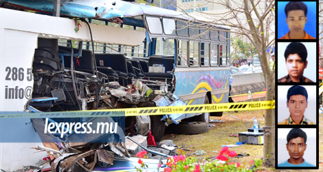 L’autobus transportant des travailleurs bangladais a percuté un abribus à hauteur de Pailles, faisant quatre morts.